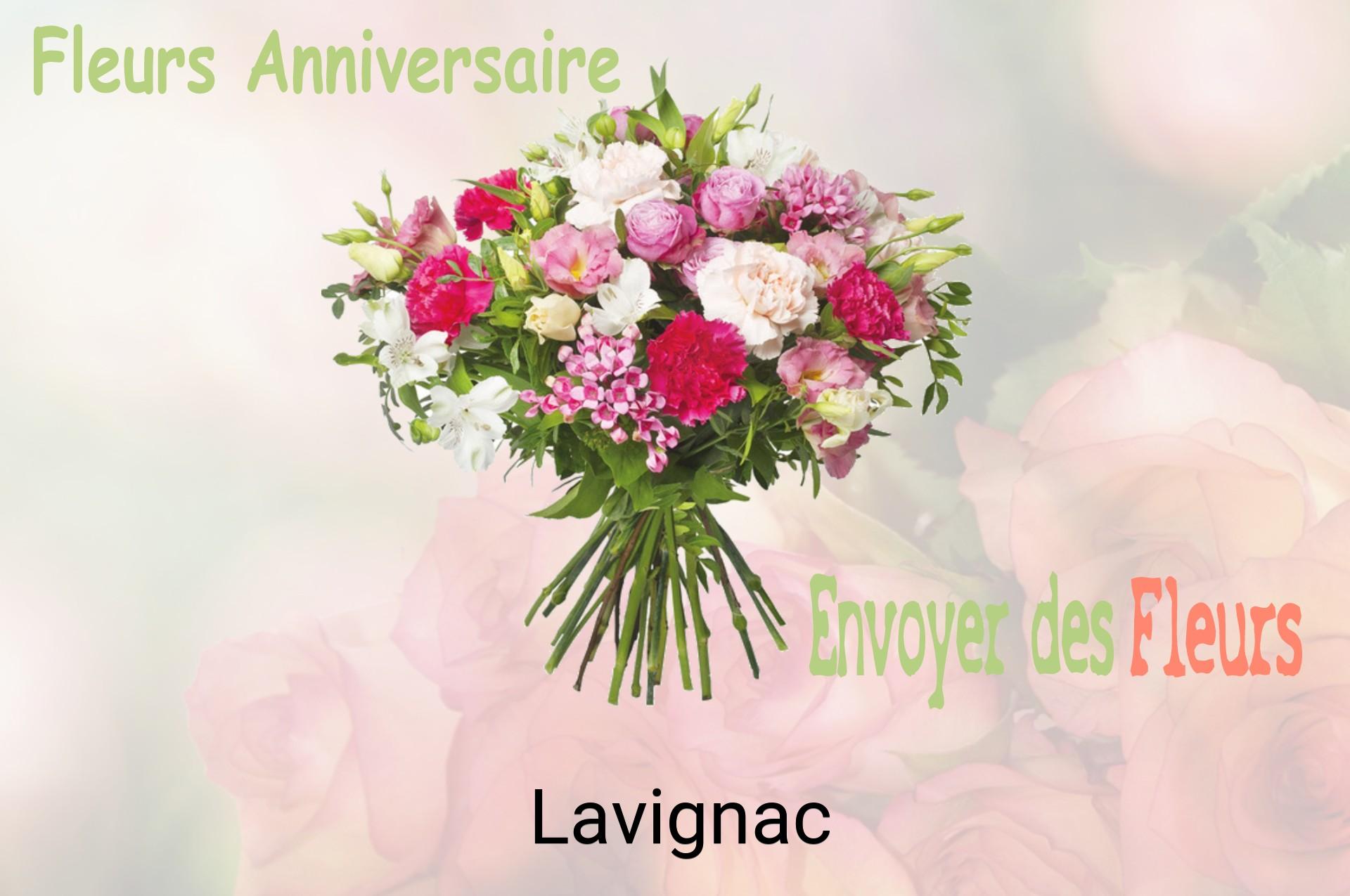 Bouquet de fleurs d’anniversaire livré à Lavignac